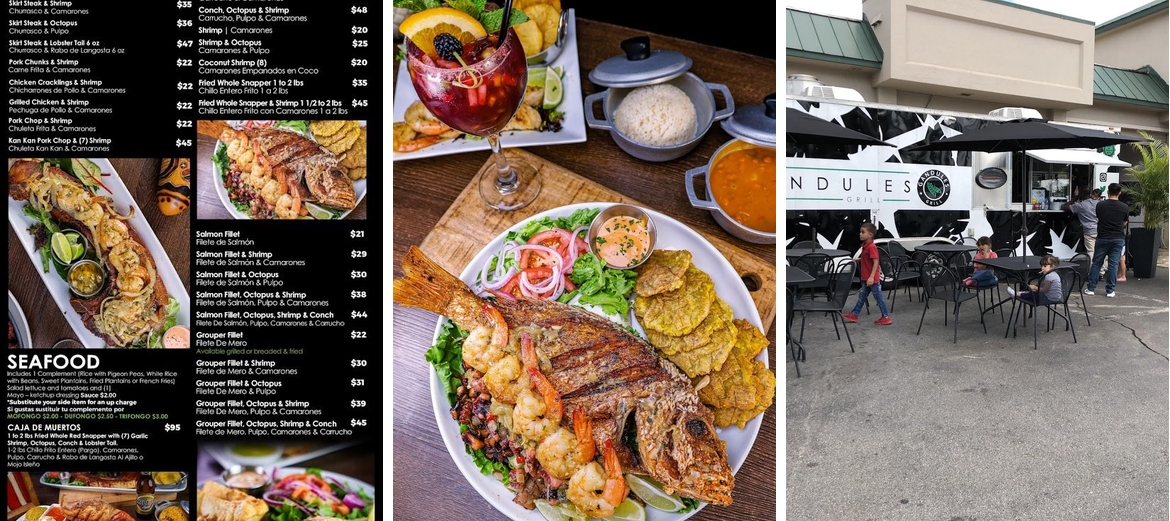 Gandules Grill Menu